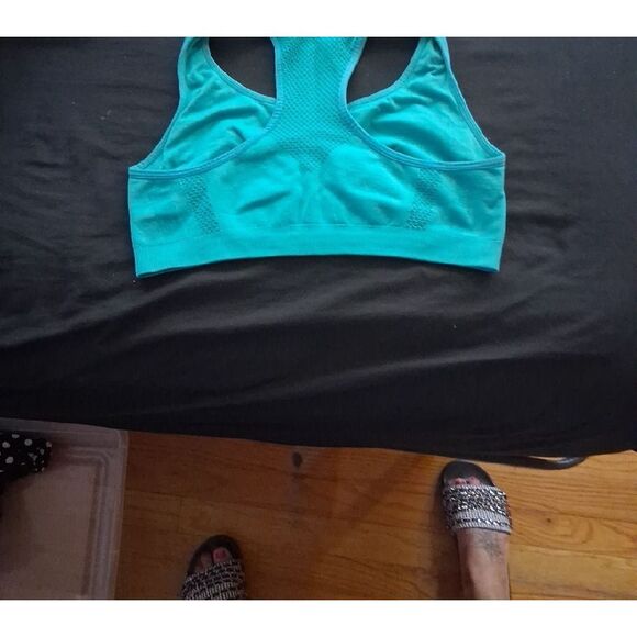 Teal Sports Bra - Picture 2 of 4